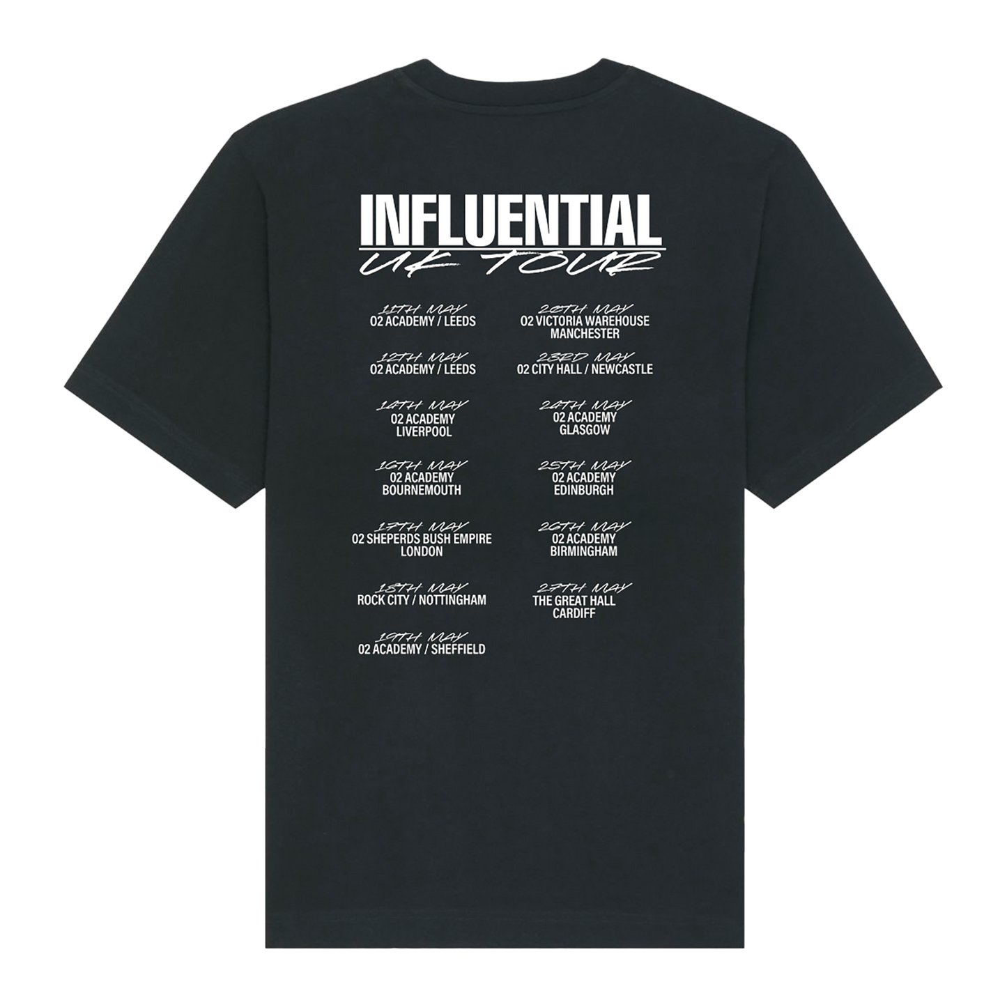 BBCC Influential UK Tour Tee (Black)
