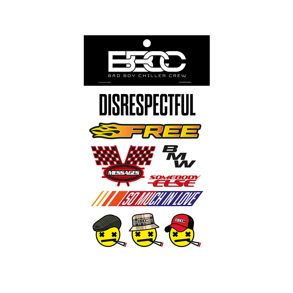 BBCC Disrespectful Sticker Set